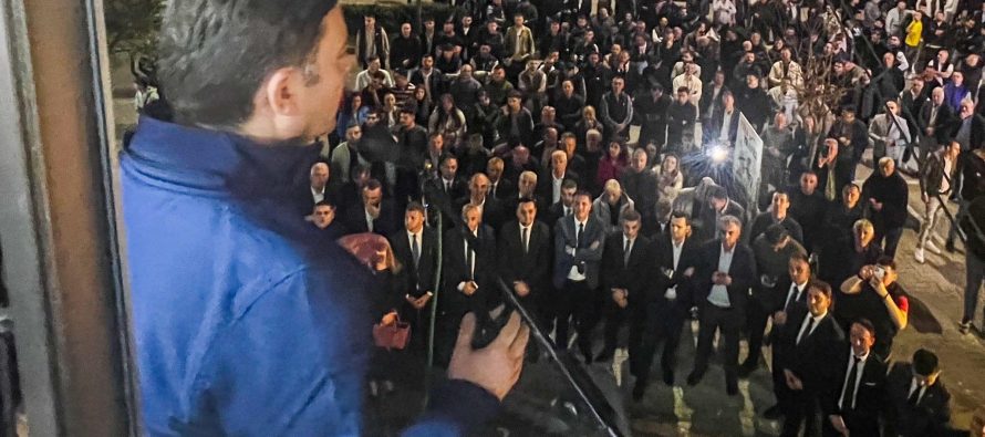 PDT hap shtabin në Gostivar. Të pranishëm Ahmeti, Xhaferi e Osmani