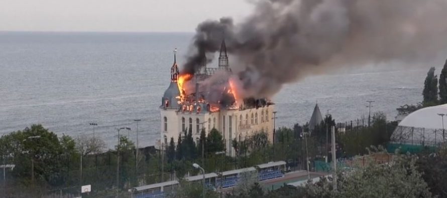Ushtria ruse hedh në erë ‘Kështjellën e Harry Potter’ në Odesa, 5 të vrarë, 32 të plagosur (VIDEO)