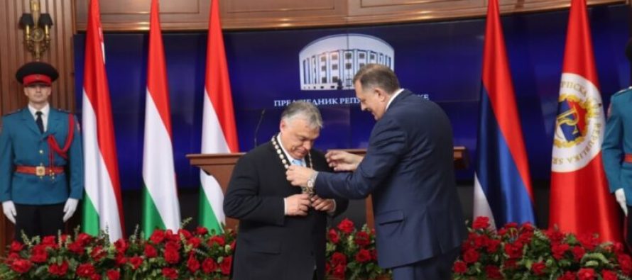 Orbani viziton Republika Sërpskan, nderohet me medalje nga Dodiku