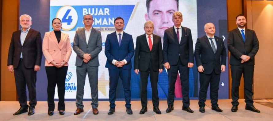 Fronti Europian sot ju fton në sheshin Iliria në Tetovë në tubimin qendror