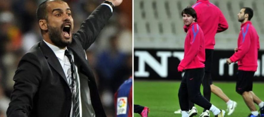 Pep Guardiola shiti dy yje të Barcelonës pasi erdhën në stërvitje të dehur – ai donte ta mbronte Messin