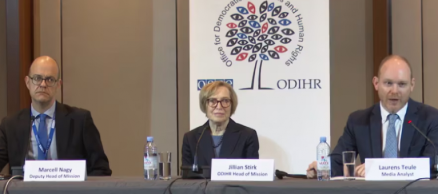 OSBE-ODIHR, raport për zgjedhjet e dyfishta