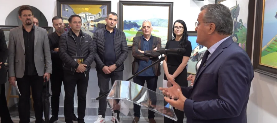 Ekspozitë e Pashk Përvathit në Tetovë/ Piktori ekspozon 31 peizazhe dhe portrete në Maqedoninë e Veriut