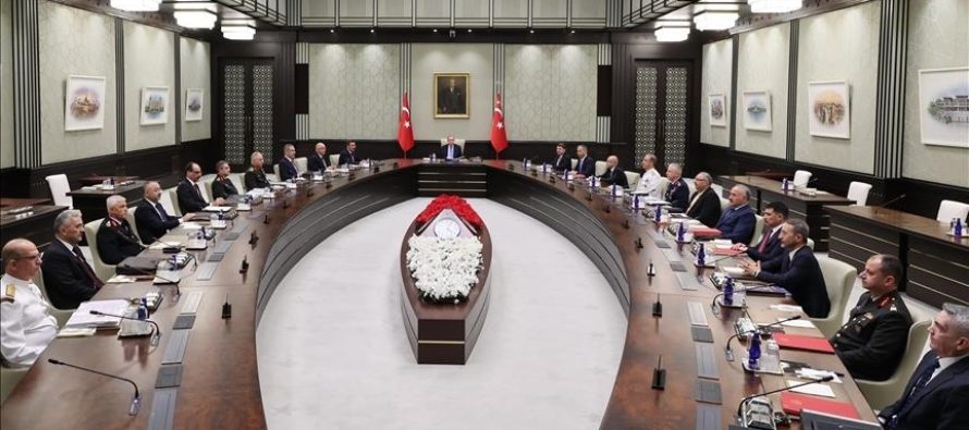 Këshilli i Sigurisë Kombëtare Turke thekson rëndësinë e njohjes së shtetit palestinez