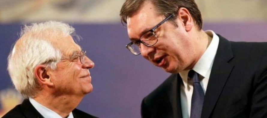 Vuçiq: Në takimin me Borrell thash se Kosova nuk e përmbushë marrëveshjen për Asociacionin