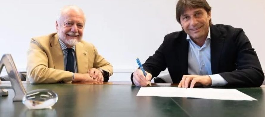 Napoli zyrtarizon Antonio Konten si trajner i ri i skuadrës italiane