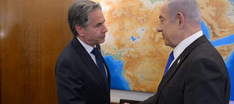 Blinken vazhdon përpjekjet për armëpushim në Gazë, takohet me Netanyahun