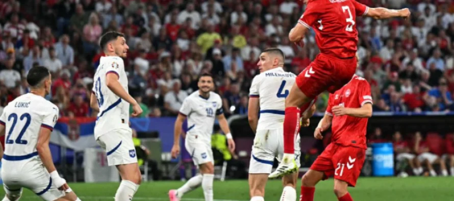 Serbët inferiorë përballë Danimarkës sulmuese, marrin vetëm eliminimin e merituar