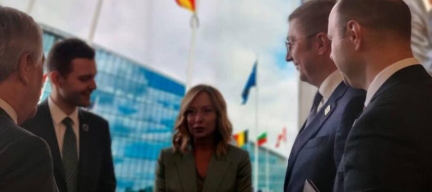 Takimi Mickoski – Meloni: Kërkohet mbështetje nga Italia për realizimin e interesit strategjik për hyrjen e shtetit në BE