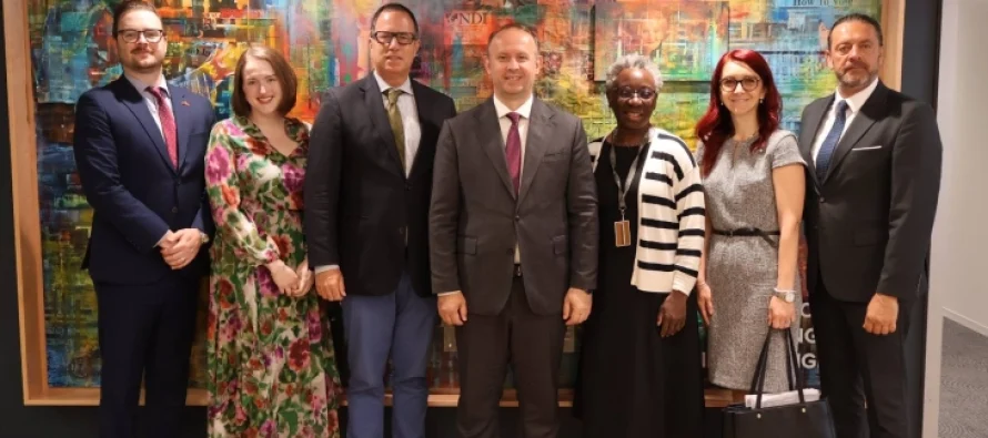 Takim i kryetarit të Kuvendit Gashi me delegacionin e NDI-së