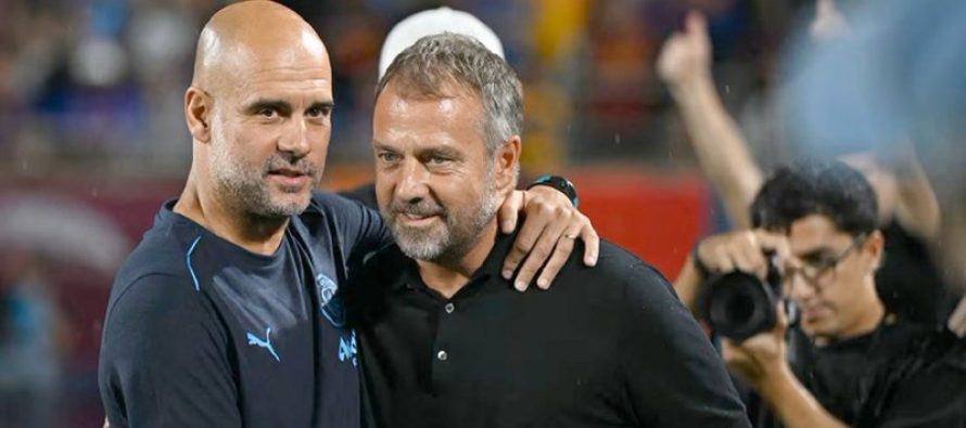 Pep Guardiola është i mahnitur nga të rinjtë e Flick të Barcelonës