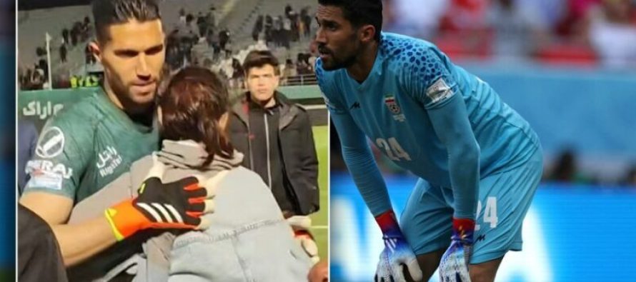 Klubi dhe kombëtarja e Iranit përjashtojnë portierin nga ekipi vetëm se përqafoi një femër pa hixhab