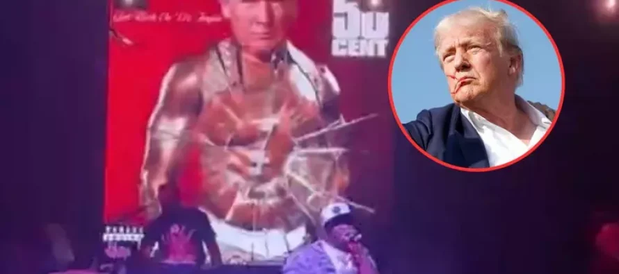 50 Cent vendos foton e Trump në kopertinën e albumit pas atentatit