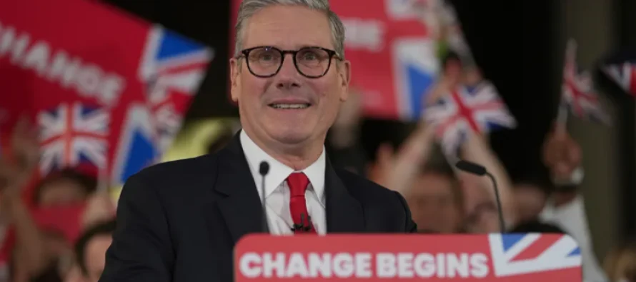 Keir Starmer, zyrtarisht kryeministri i ri britanik