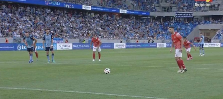 Çampions, Struga TL humb duelin e parë nga Sllovan Bratisllava