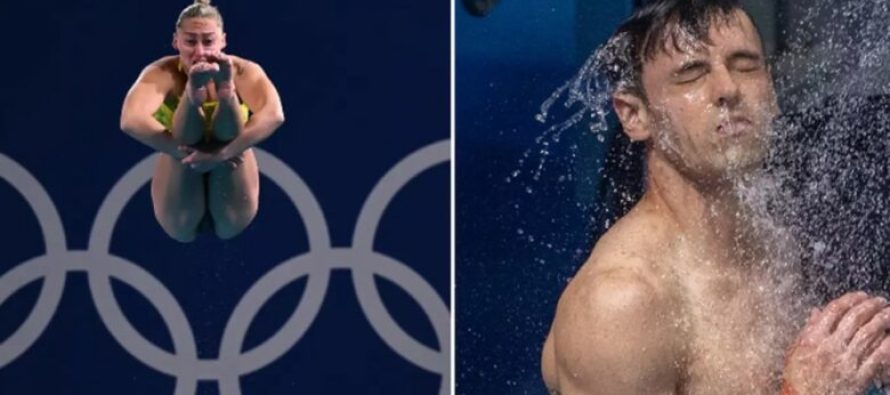 Pse notarët në Lojërat Olimpike bëjnë dush pas hedhjes në pishinë