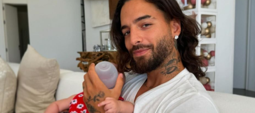4 muaj si baba, Maluma ndan fotot e ëmbla me të bijën
