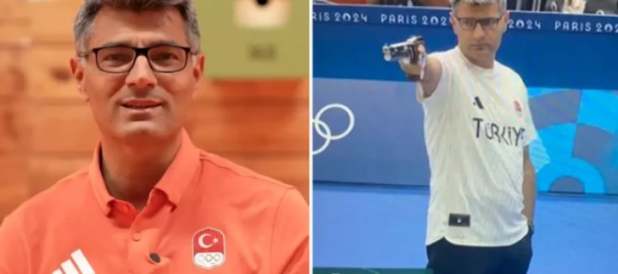 Të gjithë i thonë se fitoi medalje me dorën në xhep, por qitësi turk ka një mesazh