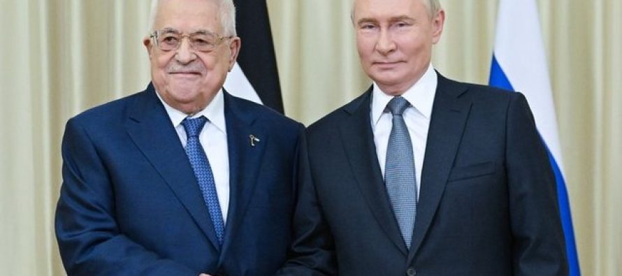 Putin pret presidentin palestinez në Moskë: Rusia mbështet krijimin e shtetit të Palestinës