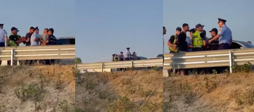 Shqipëri: Shefi i policisë Altin Qato godet me shpullë qytetarin | VIDEO