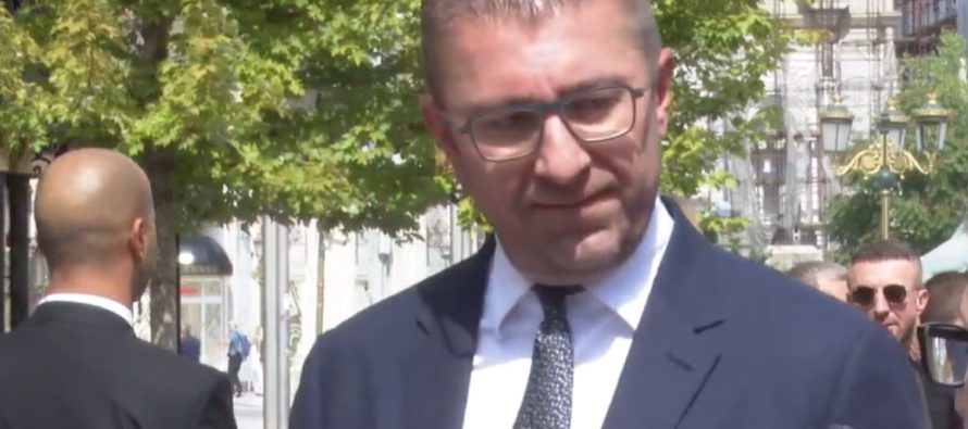 Mickoski: Struktura politike do të manipulojnë me një grup të caktuar të njerëzve, për të shkaktuar incidente etnike!