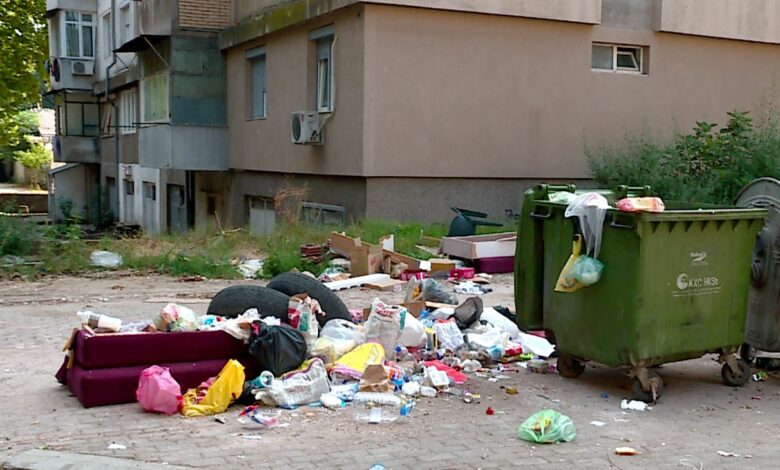 Mbeturinat sërish sfidojnë Shkupin  Një provë e madhe edhe për kryetarin e ri