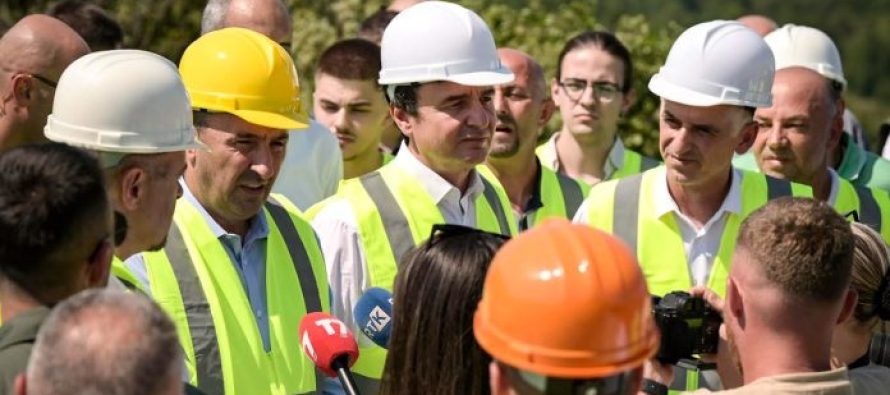 Nisin punimet në rrugën Prizren – Tetovë, i pranishëm edhe Kurti