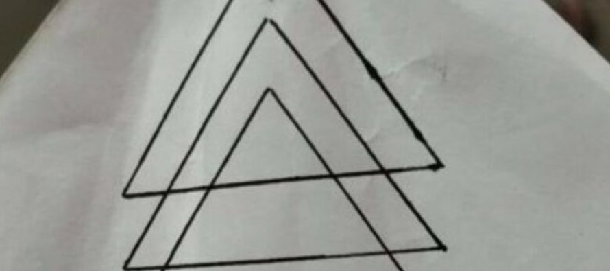 Mundohuni të numëroni të gjithë trekëndëshat