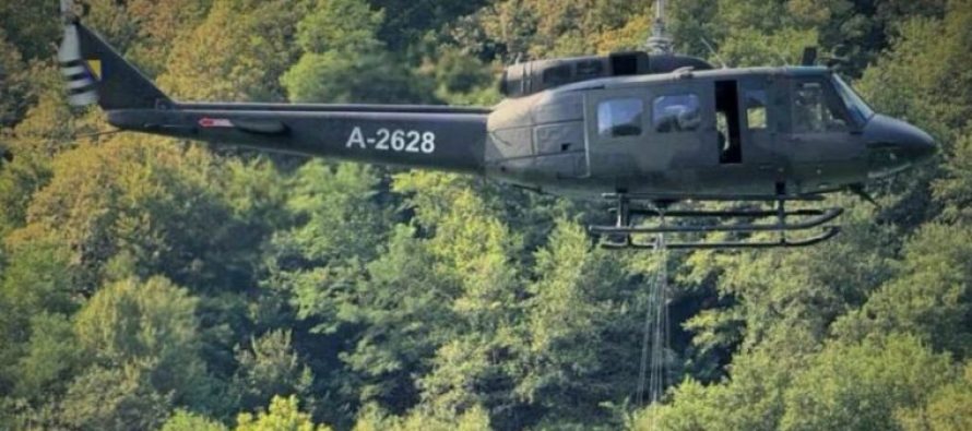 Rrëzohet helikopteri i ushtrisë së Bosnjës, shpëton ekuipazhi