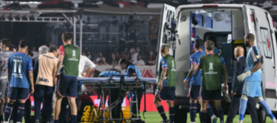 Përkeqësohet gjendja e futbollistit uruguajan që humbi ndjenjat në fushë në kupën Libertadores