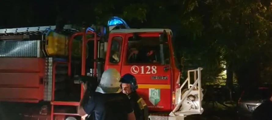 Zjarr i madh në aksin rrugor “Lushnjë-Rrogozhinë”, flakët “përpijnë” edhe biznesin me lëndë drusore