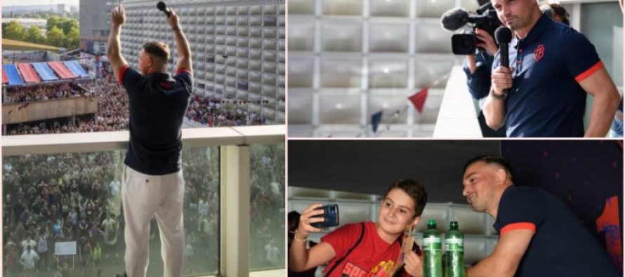 Pritje madhështore për Xherdan Shaqirin nga fansat e Basel – mijëra njerëz kishin dal ta takonin ‘shpëtimtarin’ e klubin 