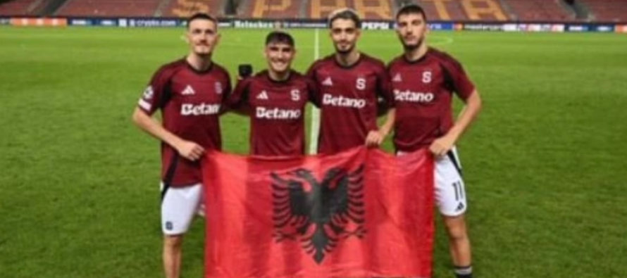 Mediave serbe u pengon fotografia e futbollistëve shqiptarë të Spartës
