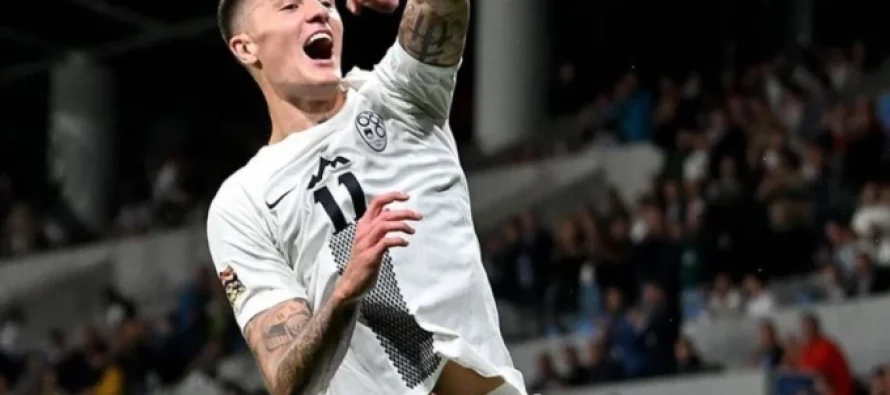 Sheshko shkëlqen te Sllovenia, shënon “hat-trick”