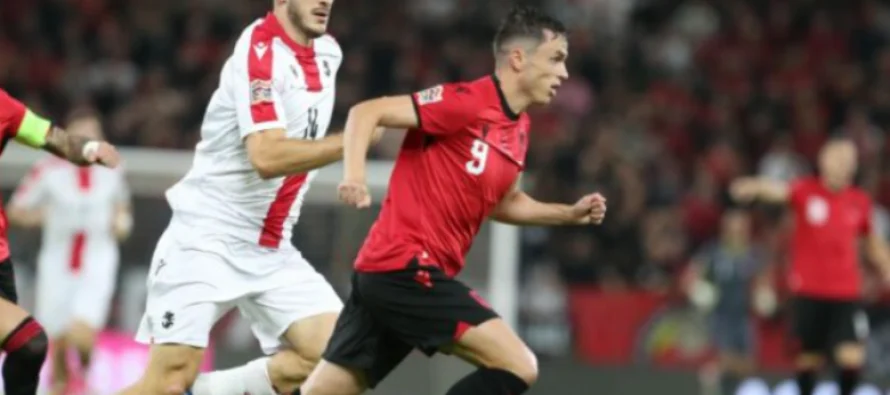 Paraqitje solide, por Shqipëria mposhtet në “Air Albania” nga Gjeorgjia