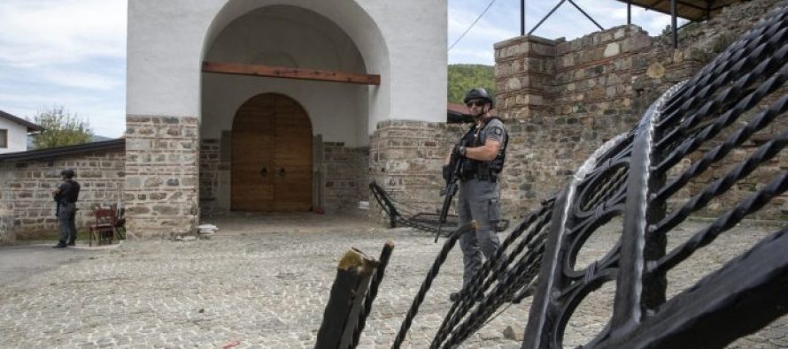 Mbyllet për 4 ditë manastiri i Banjskës, në prag të 1-vjetorit të agresionit