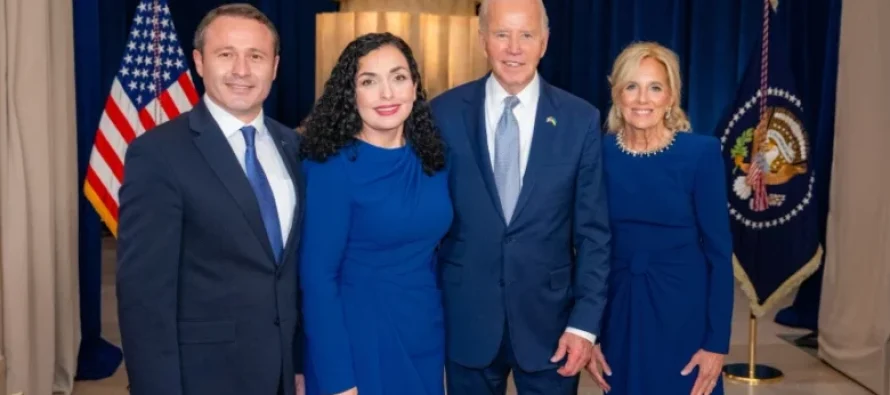 Osmani në pritjen e presidentit Biden: Aleancë që qëndron në themelet e shtetit tonë