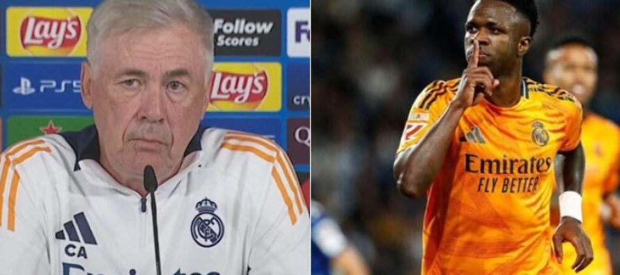 Ancelotti i del në mbrojtje Viniciusit, arsyeton festën që bëri pas golit ndaj Real Sociedadit