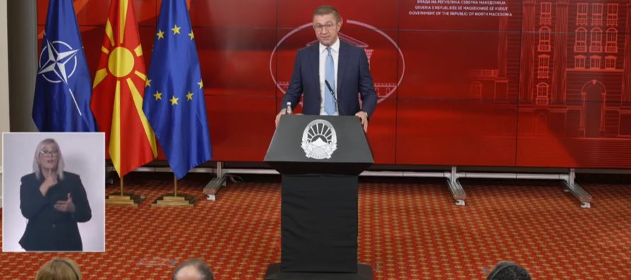 Mickoski: Jemi të gatshëm të bisedojmë, vendi dëshiron të bisedojë, por duhet garanci