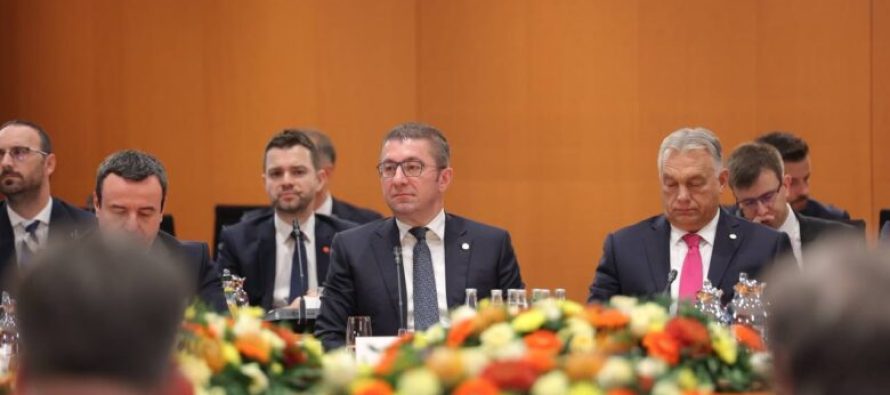 Mickoski në Berlin, flet dhe për letrën e Shkupit