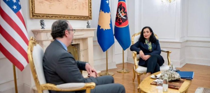 Osmani në takimin me Kasanof, përmendi rëndësinë e anëtarësimit të Kosovës në NATO