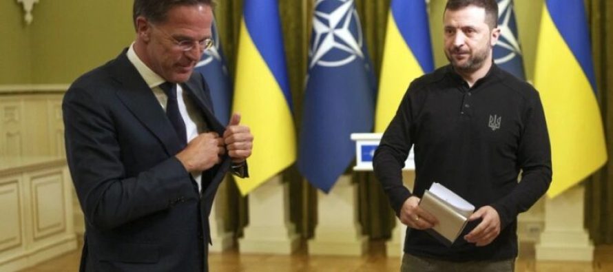 Rutte viziton Ukrainën në udhëtimin e parë si shef i ri i NATO-s