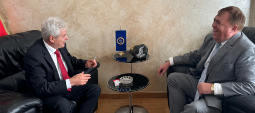 Ali Ahmeti me ambasadorin Çek Ludva: Vendi po largohet nga Europa, të kthehemi në drejtim të Brukselit