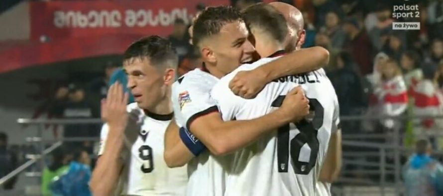 Shqipëria merr tri pikë në Gjeorgji, goli i Asllanit vendosi ndeshjen