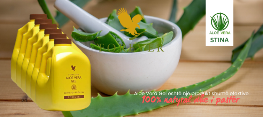 Aloe Vera Gel është një produkt shumë efektive, 100% natyral dhe i pastër