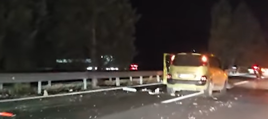 Kushtet atmosferike, dy aksidente ndodhin në autostradën Shkup – Tetovë