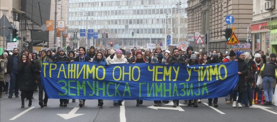 Beograd, vazhdojnë protestat edhe në ditën e parë të semestrit të dytë