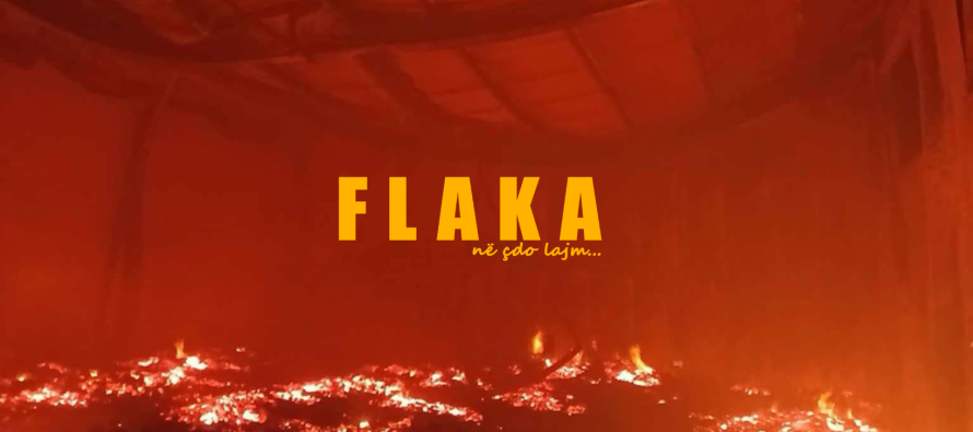FOTO LAJM: Merr flakë depoja e poliesterit në Vrapçisht, është lënduar një zjarrfikës