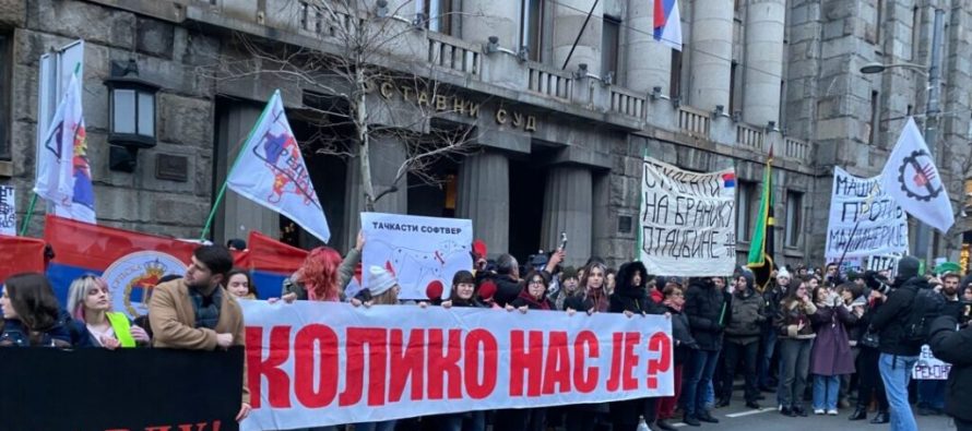 Protesta e studentëve në Serbi, e kthyer në lëvizjen më të madhe