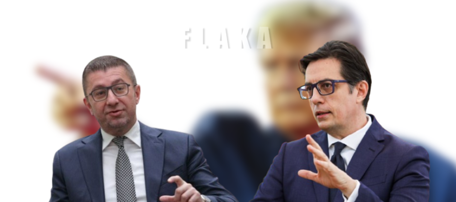 Pendarovski kritikon Mickoskin që u rreshtua përkrah Trump-it